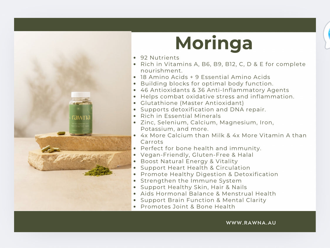 Moringa 500mg (60 capsules)